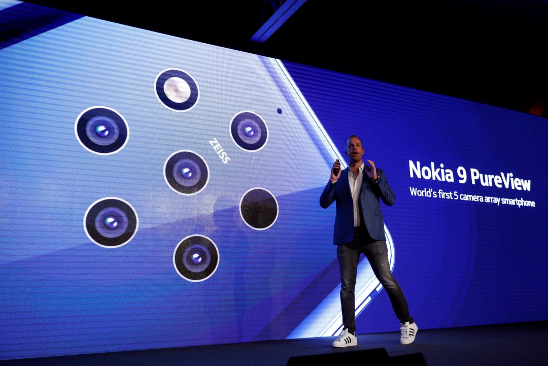 Juho Sarvikas, durante la presentación de las novedades de Nokia Juho Sarvikas, durante la presentación de las novedades de Nokia