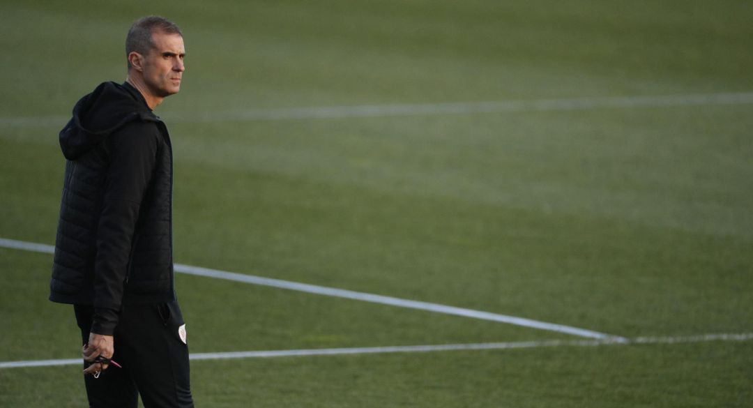 El entrenador del Athletic de Bilbao, Gaizka Garitano , prepara el partido de Laliga ante el Eibar de mañana en San Mamés El entrenador del Athletic de Bilbao, Gaizka Garitano , prepara el partido de Laliga ante el Eibar de mañana en San Mamés