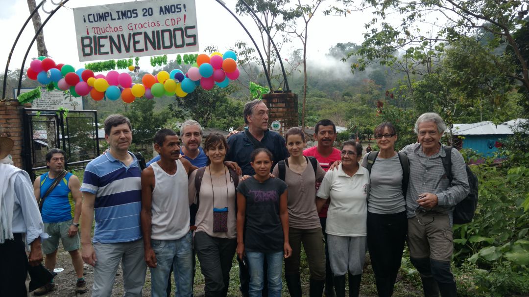 Imagen de archivo de un viaje institucional a San José de Apartadó en 2017 Imagen de archivo de un viaje institucional a San José de Apartadó en 2017