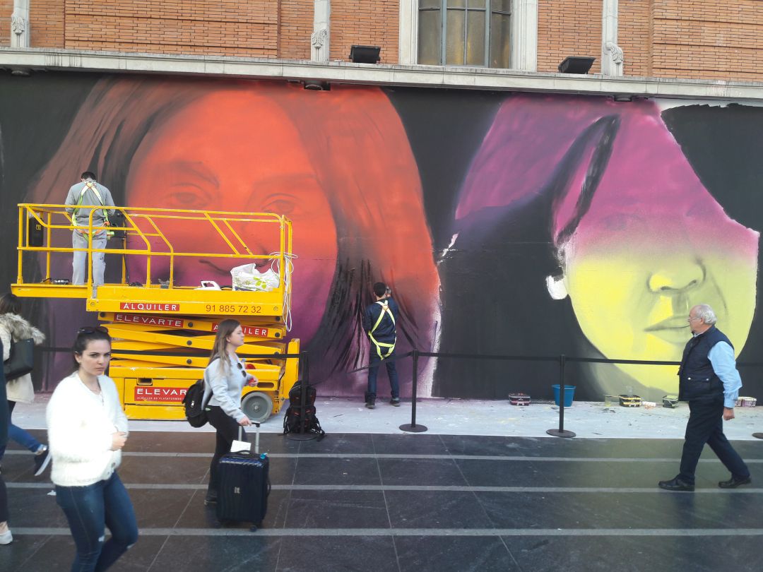 El arte urbano está en las calles. El arte urbano está en las calles.