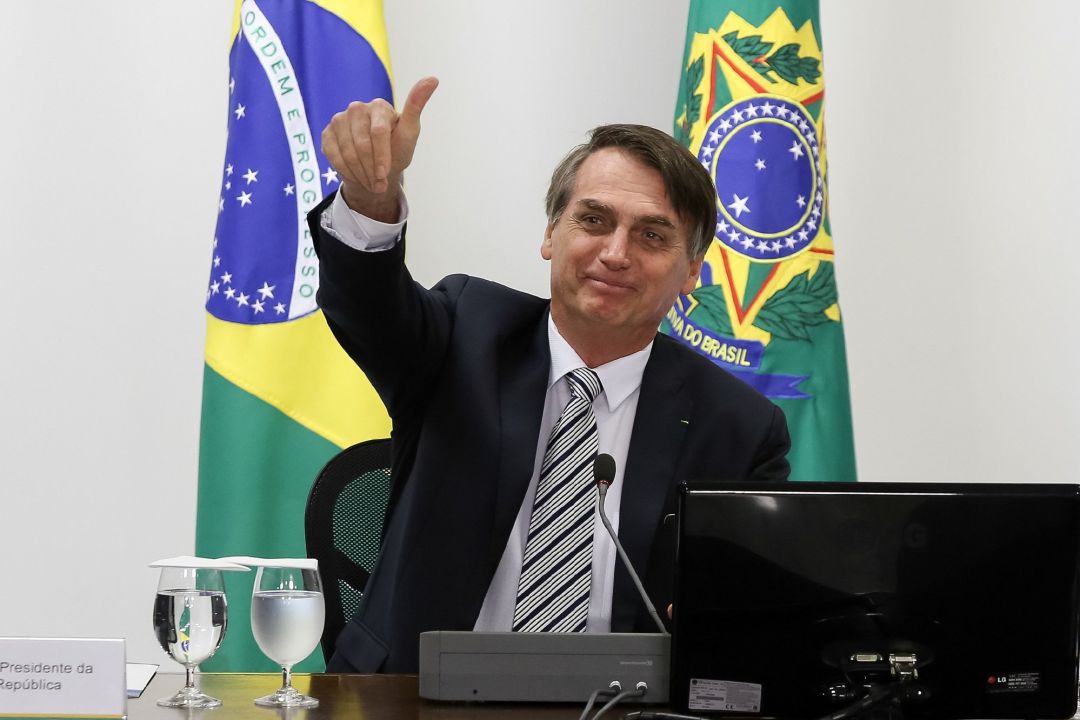 El presidente de Brasil Jair Bolsonaro. El presidente de Brasil Jair Bolsonaro.