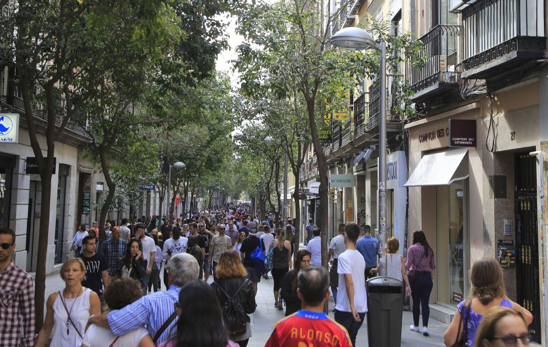 Calle Fuencarral en Madrid Calle Fuencarral en Madrid