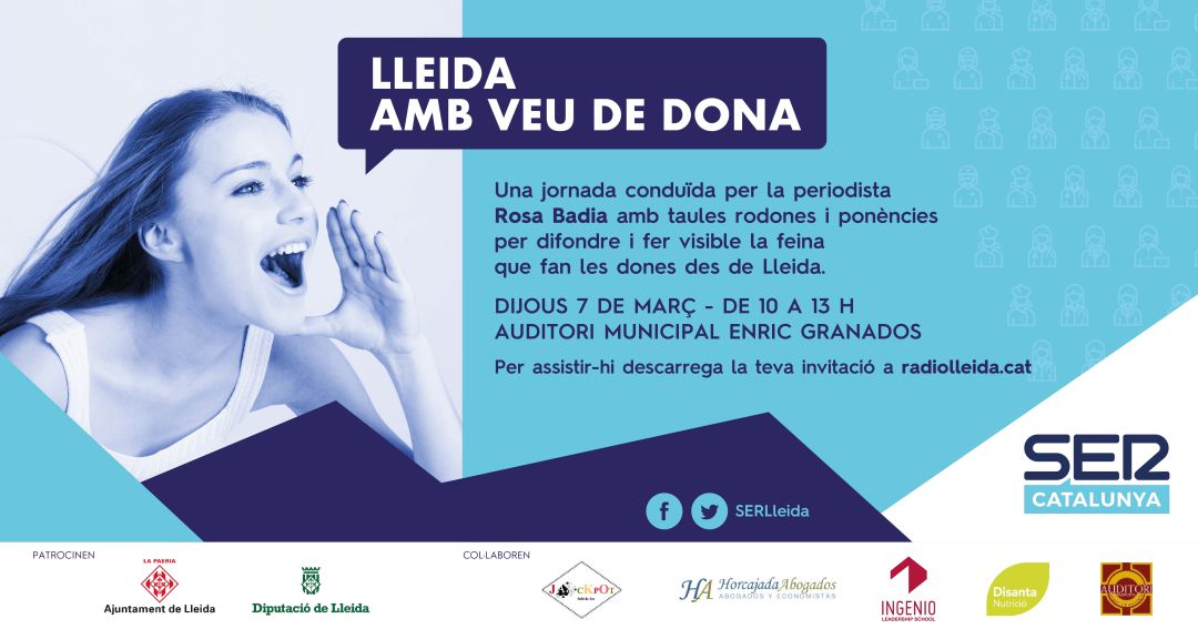 L'Auditori acull la primera edició de "Lleida amb veu de dona" L'Auditori acull la primera edició de "Lleida amb veu de dona"