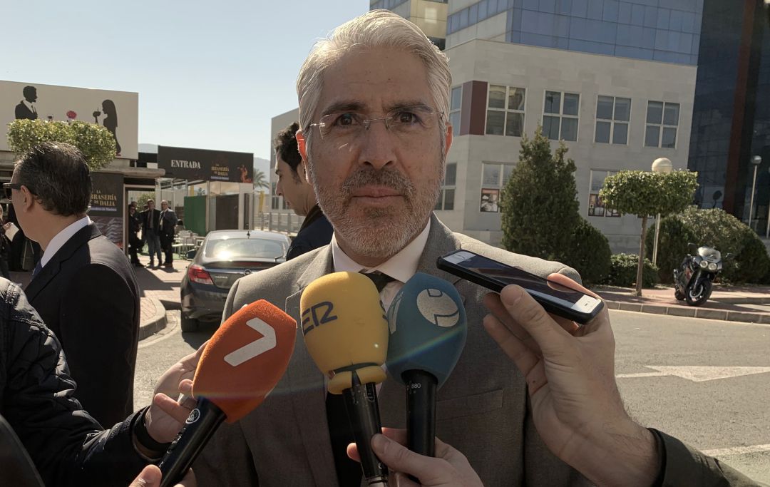 Mauricio García de la Vega a la entrada de la vista previa contra el Real Murcia Mauricio García de la Vega a la entrada de la vista previa contra el Real Murcia