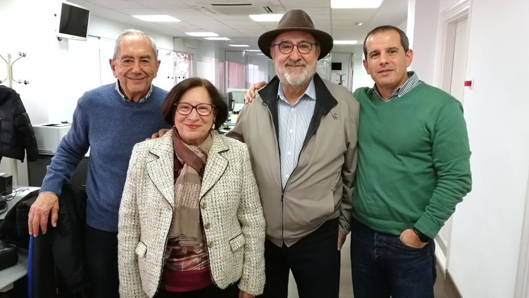Cecilio Nieto, Lola Mollá, Luis Jurado y Carlos Arcaya Cecilio Nieto, Lola Mollá, Luis Jurado y Carlos Arcaya