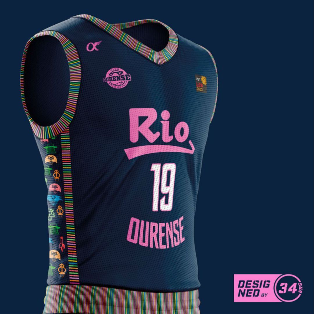 Una nueva equipación para el Club Ourense Baloncesto sobre el Entroido ourensano del diseñador Pablo Álvarez, revoluciona el mercado. Una nueva equipación para el Club Ourense Baloncesto sobre el Entroido ourensano del diseñador Pablo Álvarez, revoluciona el mercado.