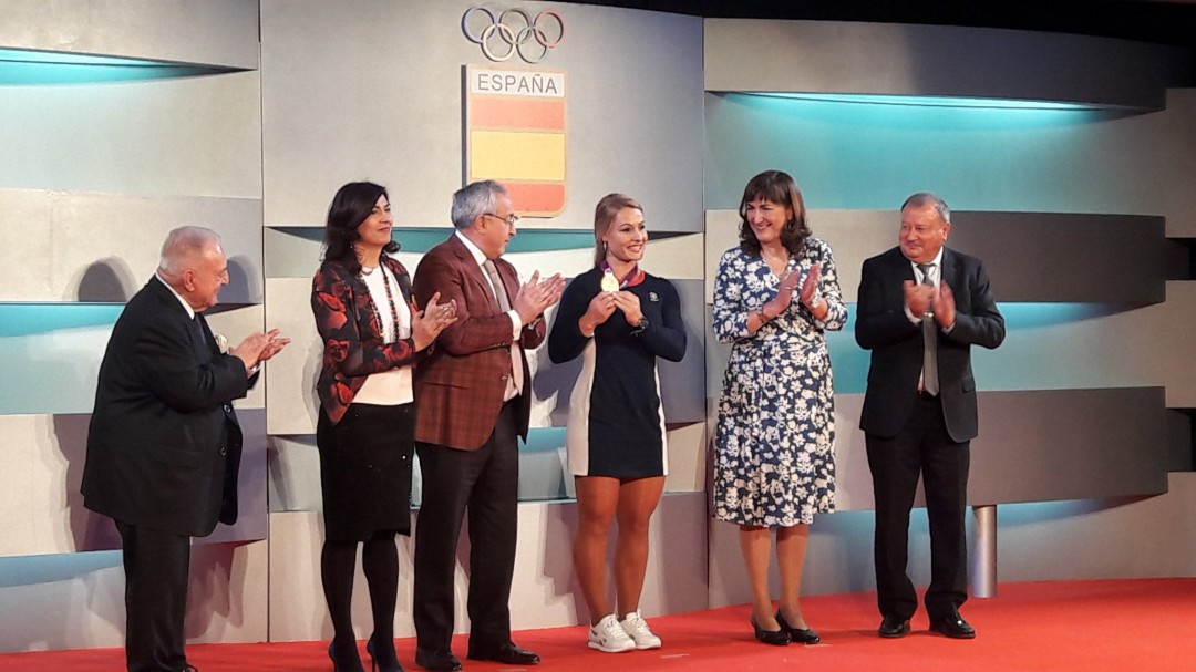 Lydia Valentín ya es campeona olímpica
