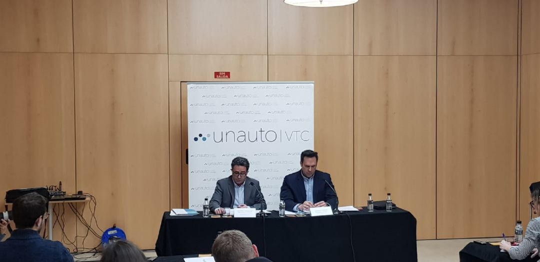 Ricardo González, presidente de UNAUTO en Valencia, y Eduardo Martin, presidente nacional Ricardo González, presidente de UNAUTO en Valencia, y Eduardo Martin, presidente nacional