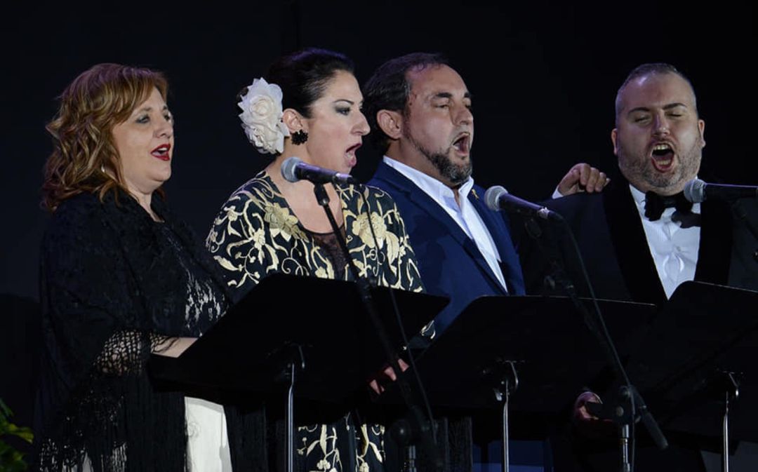 Interpretación del tema "Granada" durane el concierto homenaje a Montserrat Caballé Interpretación del tema "Granada" durane el concierto homenaje a Montserrat Caballé
