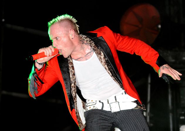 Foto del cantante de The Prodigy Keith Flint tomada en 2010. Foto del cantante de The Prodigy Keith Flint tomada en 2010.