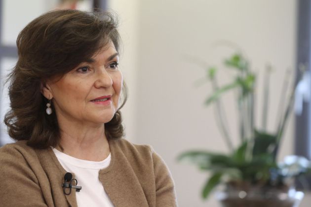 La vicepresidente Carmen Calvo. La vicepresidente Carmen Calvo.