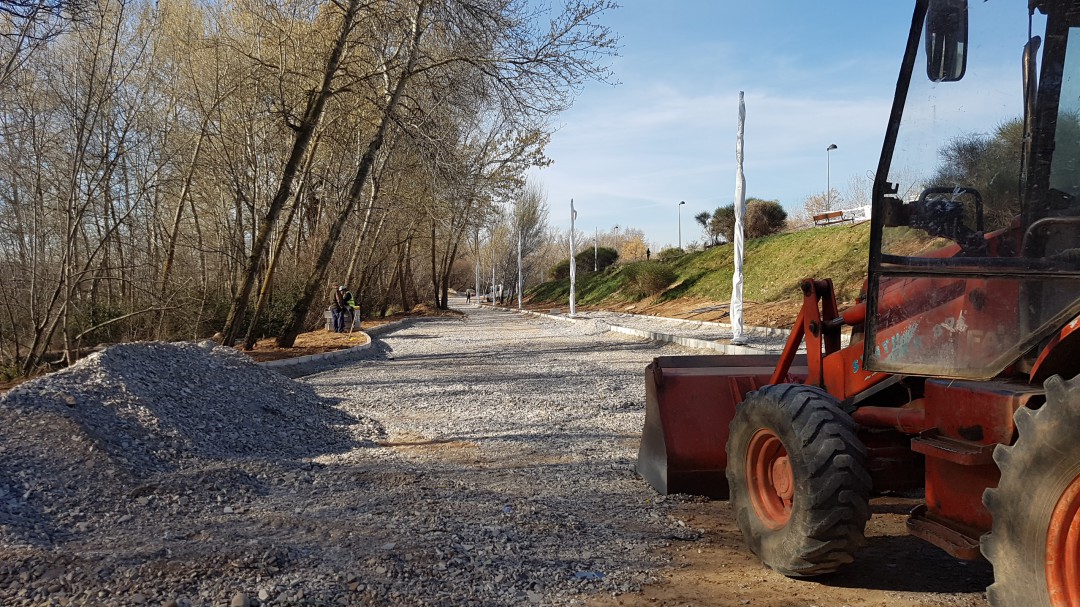 En abril terminarán las obras en la ribera del río Henares