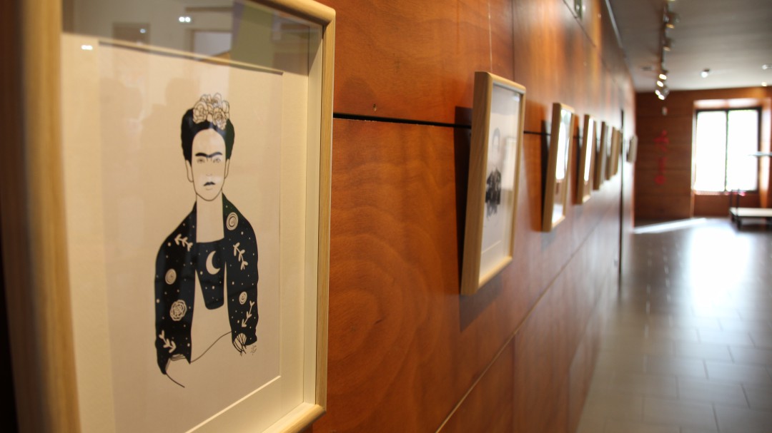 El programa Gazteartean Expo con la mujer