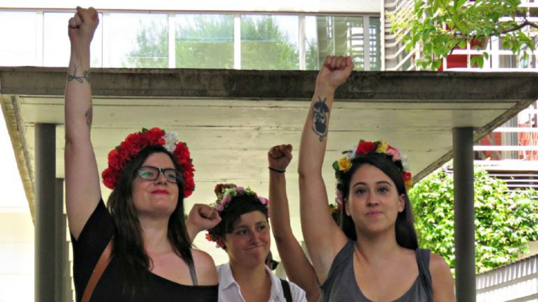 La Audiencia Provincial condena a 2 activistas de Femen por un delito contra los sentimientos religiosos