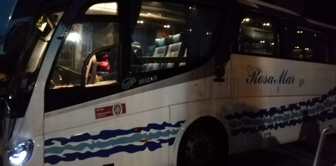 El autobús de Hazte Oir con la cara lavada El autobús de Hazte Oir con la cara lavada