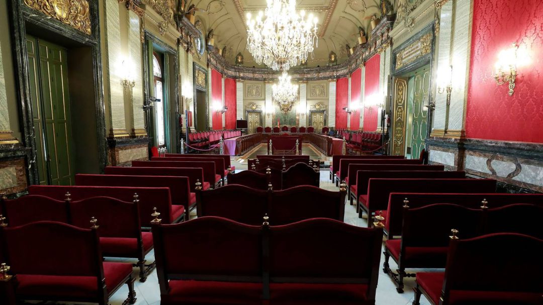Sala del Supremo donde se celebra el juicio Sala del Supremo donde se celebra el juicio