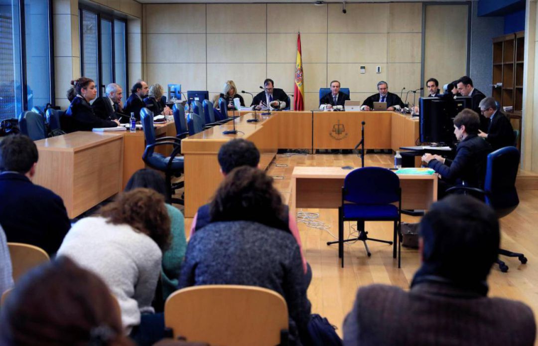 Testigos declarando ante la Audiencia Nacional en relación al caso de Alsasua. Testigos declarando ante la Audiencia Nacional en relación al caso de Alsasua.