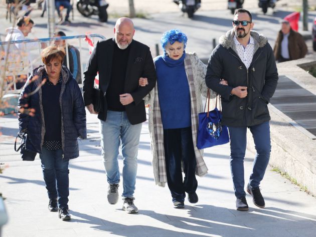 Lucía Bosé llega a su juicio por supuesta "apropiación indebida". Lucía Bosé llega a su juicio por supuesta "apropiación indebida".