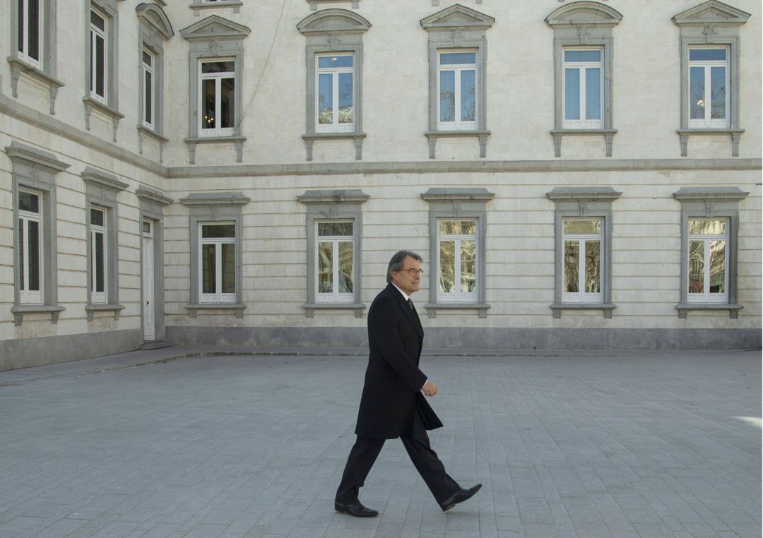Artur Mas sale del Tribunal Supremo Artur Mas sale del Tribunal Supremo