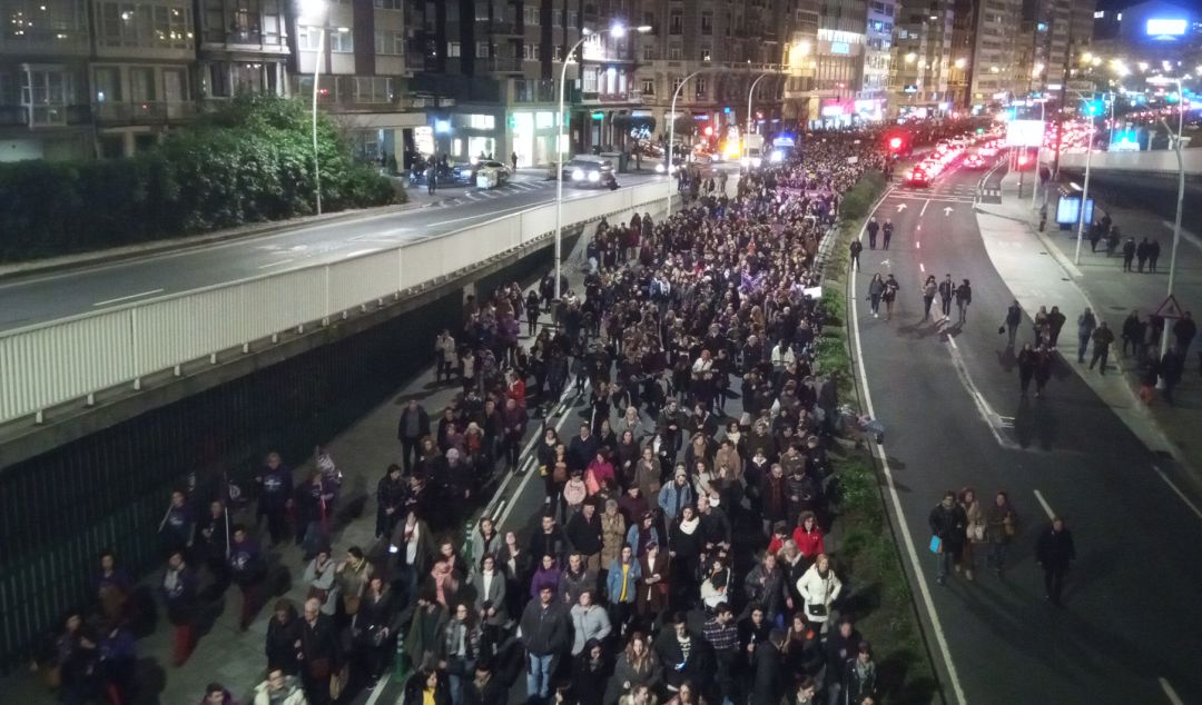 La manifestación finalizó en la Fábrica de Tabacos La manifestación finalizó en la Fábrica de Tabacos