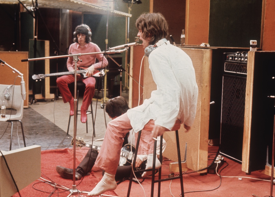 Keith Richards y Mick Jagger durante la grabación de 'Sympathy For The Devil' Keith Richards y Mick Jagger durante la grabación de 'Sympathy For The Devil'