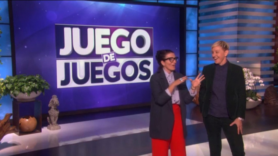 Silvia Abril y Ellen Degeneres se unen para promocionar 'Juego de juegos'