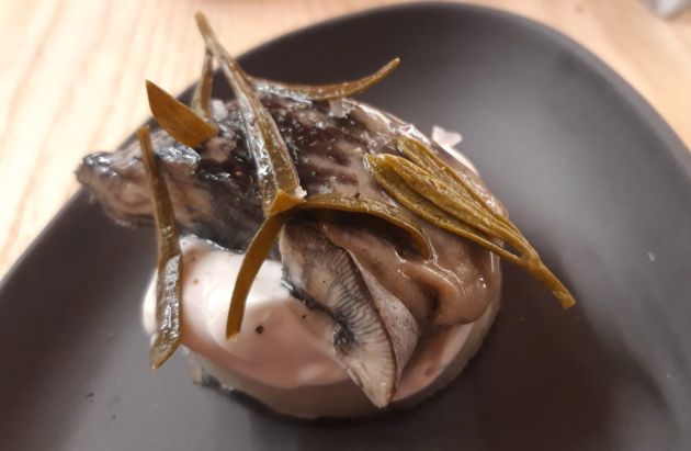 Lamprea en escabeche. Lamprea en escabeche.