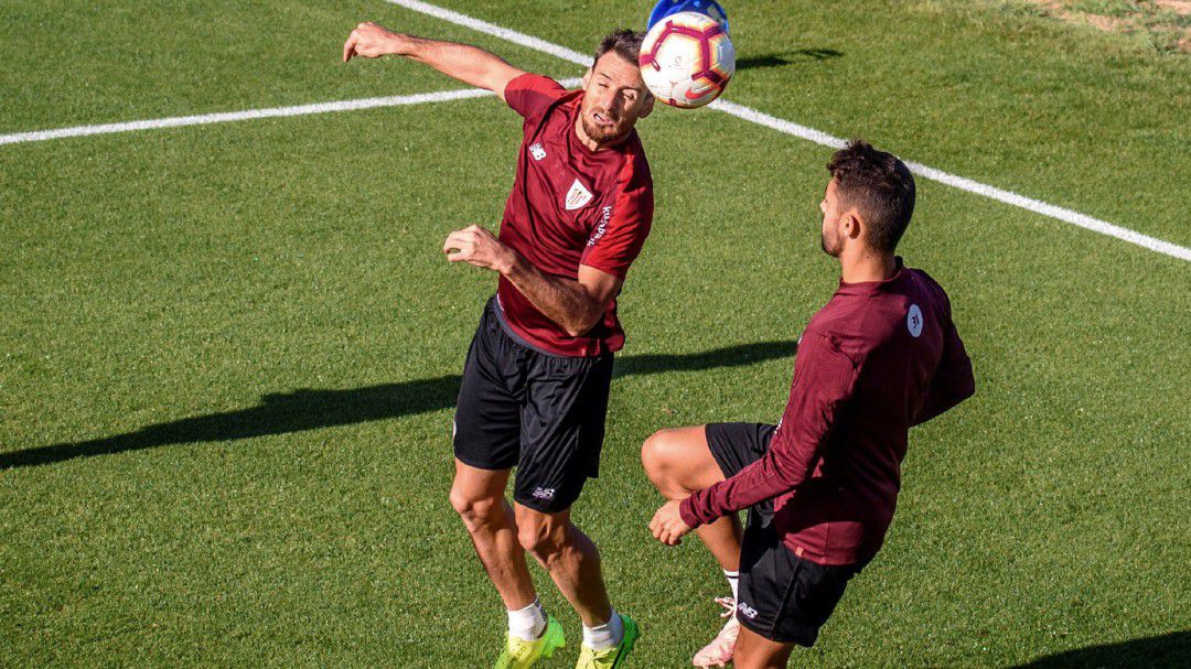Aduriz se ve "cumpliendo plazos" pero no se atreve a fechar su regreso Aduriz se ve "cumpliendo plazos" pero no se atreve a fechar su regreso