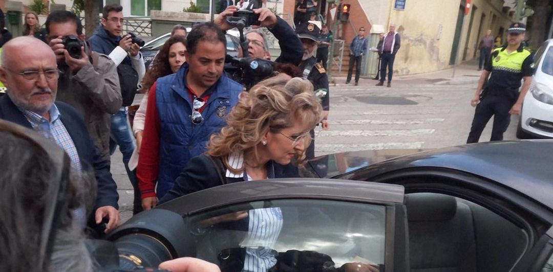 Rosa Cárdenas el día que comparecía ante el Juez por el caso Matinsreg. Rosa Cárdenas el día que comparecía ante el Juez por el caso Matinsreg.