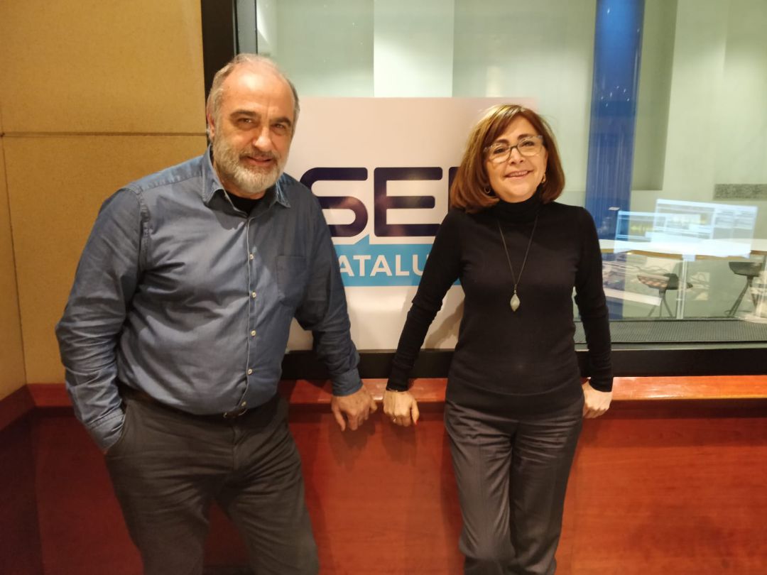 L'actor Francesc Orella i Rosa Badia als estudis de SER Catalunya. L'actor Francesc Orella i Rosa Badia als estudis de SER Catalunya.