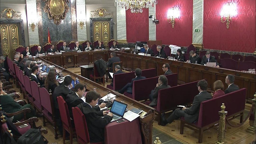 La sala del Supremo donde se celebra el juicio La sala del Supremo donde se celebra el juicio