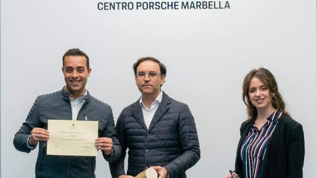 Víctor Jerez, embajador del Centro Porsche Marbella