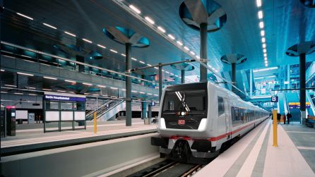 Recreación virtual del tren fabricado por Talgo para los ferrocarriles alemanes Recreación virtual del tren fabricado por Talgo para los ferrocarriles alemanes