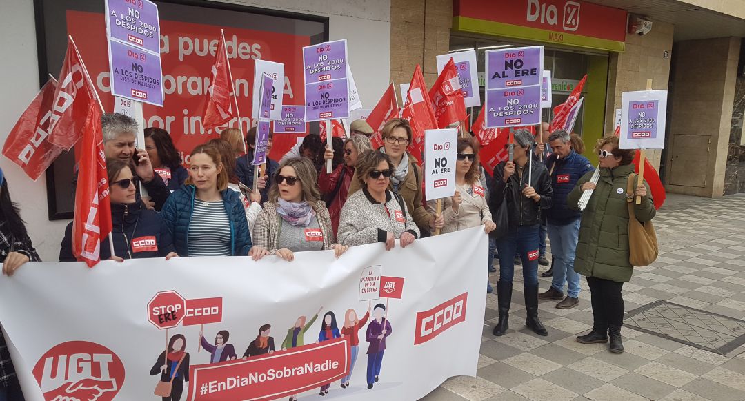 Imagen de la protesta de este miércoles Imagen de la protesta de este miércoles