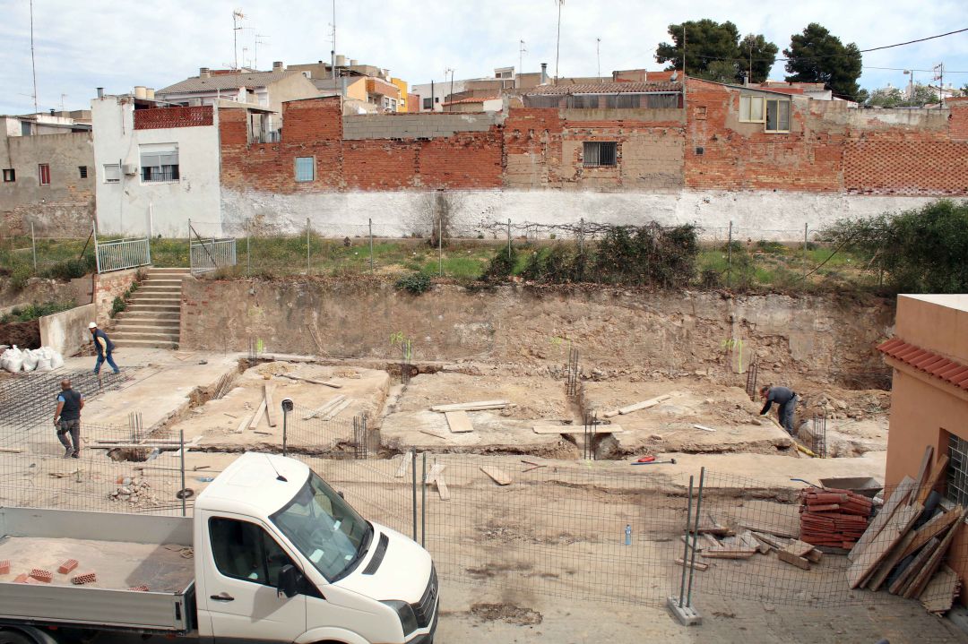 Obras de construcción aula de fontanería de Onda Obras de construcción aula de fontanería de Onda