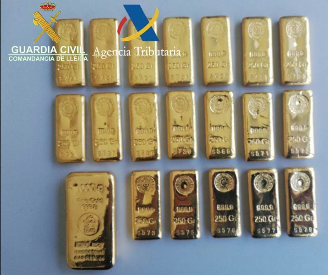 Los lingotes de oro Los lingotes de oro