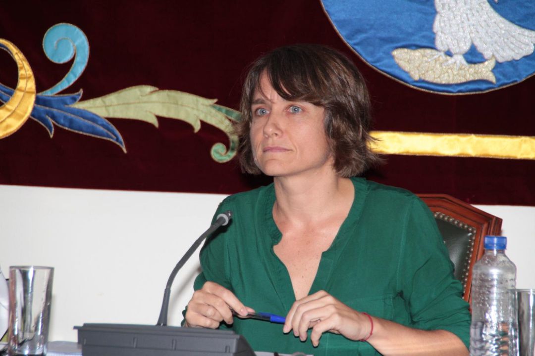 Eva de Anta, alcaldesa socialista de Arrecife. Eva de Anta, alcaldesa socialista de Arrecife.