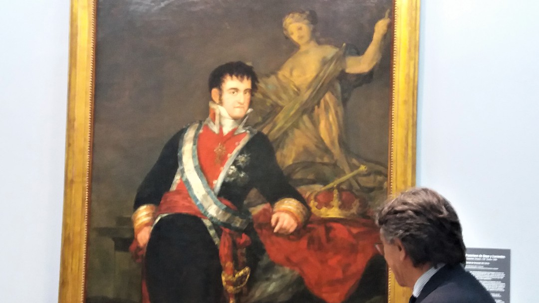 El retrato de Fernando VII de Goya, nueva obra invitada del Bellas Artes