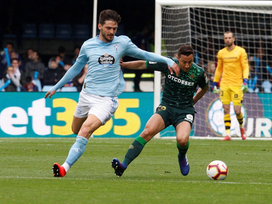 Okay ante Guardado en el Celta Betis Okay ante Guardado en el Celta Betis