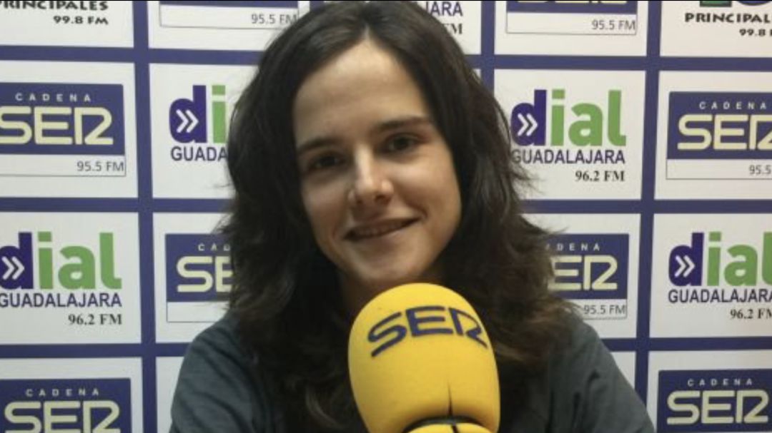 Ana Lozano en los estudios de SER Guadalajara Ana Lozano en los estudios de SER Guadalajara