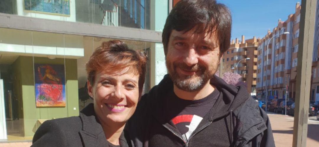 Gema Gil, junto a Rafa Mayoral Gema Gil, junto a Rafa Mayoral
