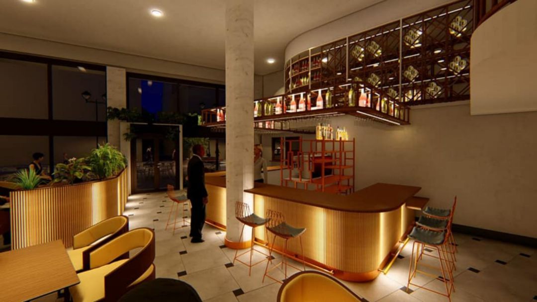 Proyecto del interior de la nueva cafetería La Vega Proyecto del interior de la nueva cafetería La Vega