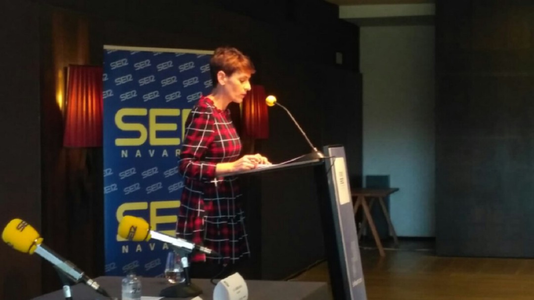 María Chivite, protagonista en el Foro SER Navarra