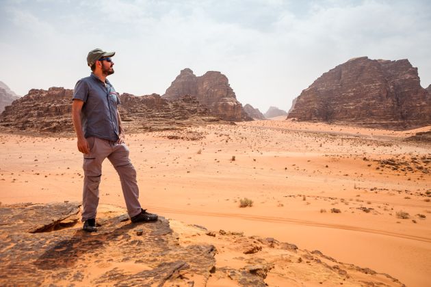 En pleno desierto. En pleno desierto.