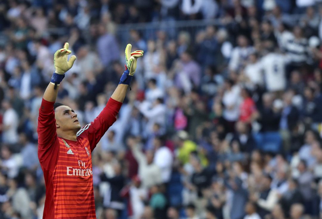 Keylor Navas, durante el Real Madrid - Celta de Vigo Keylor Navas, durante el Real Madrid - Celta de Vigo