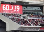Casi lleno en el Atlético - Barcelona para establecer un récord mundial de asistencia en un partido de Liga de equipos femeninos.