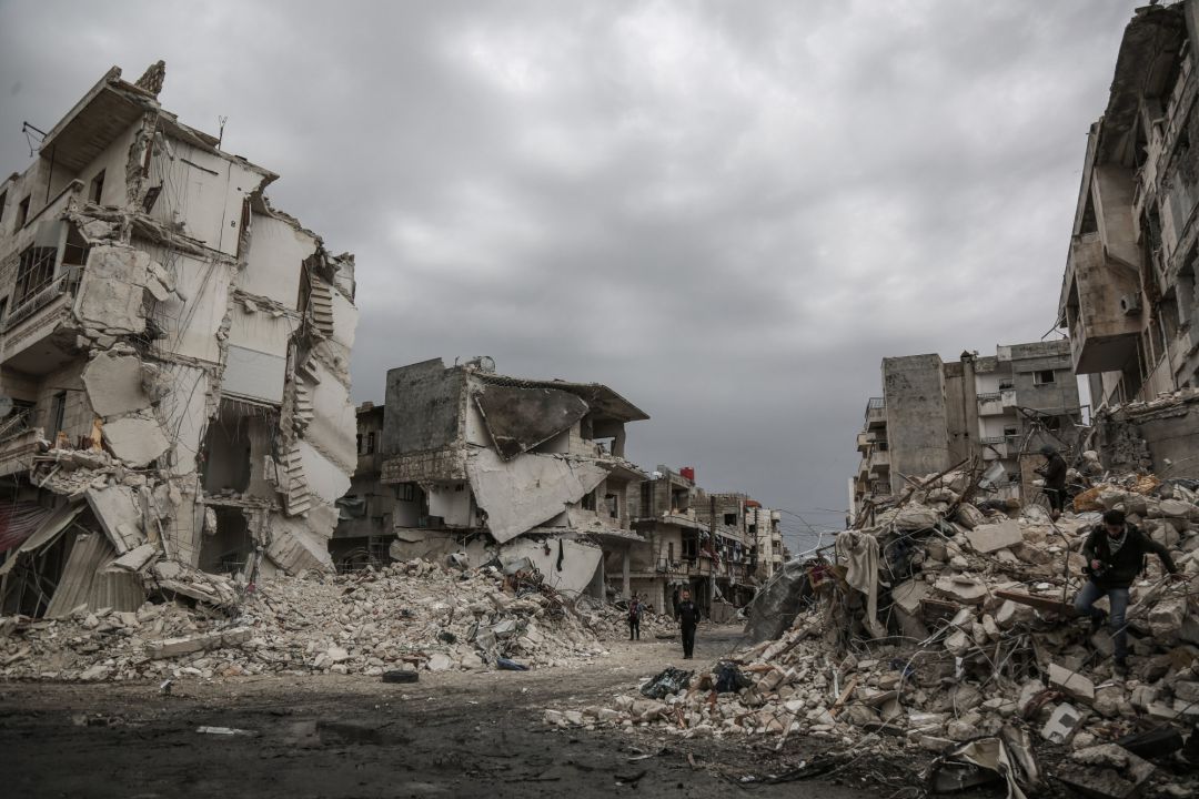 Efectos de los ataques aéreos in Idlib Efectos de los ataques aéreos in Idlib