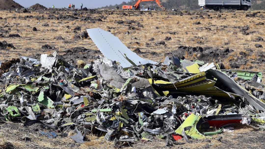 El avión siniestrado en Etiopía doblaba la velocidad recomendada después del despegue