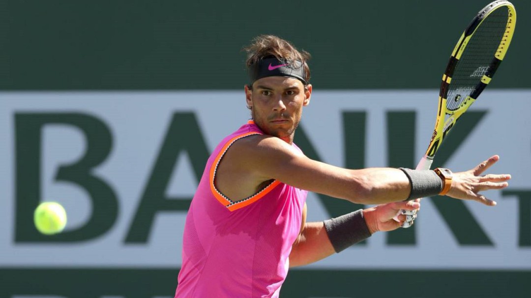 Rafa Nadal se retira de Indian Wells por las molestias en su rodilla