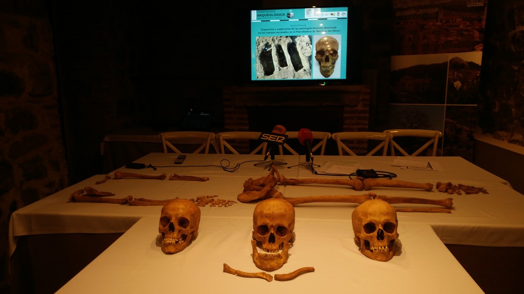 Los cuerpos de la batalla de Grajos